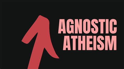 what is agnostic atheism comparing the two viewpoints