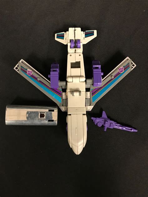 Vintage 1980s Transformers Action Figure Triple Changer Octane With Weapon