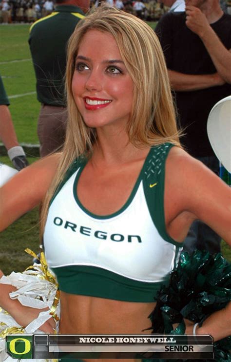 Espn Flash Intro Of Cheerleader Nikki Oregon Cheerleaders Hot