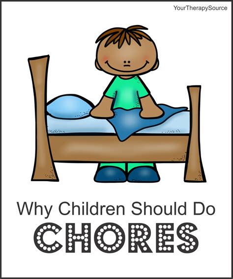 3 Reasons Why Children Should Do Chores Your Therapy Source