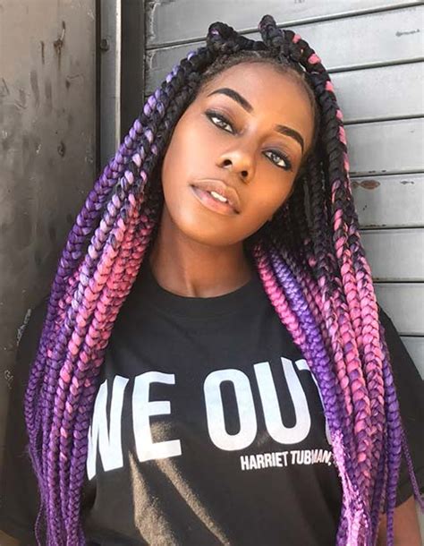 43 Pretty Box Braids With Color For Every Season Page 3 Of 4 Stayglam