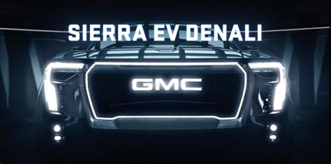 Deluxe Gmc Sierra Ev Denali Edition 1 To Emerge On October 20 I Love