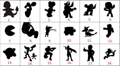 Cartoon Silhouette Quiz Character Design Silhouettes Quiz Bodaswasuas