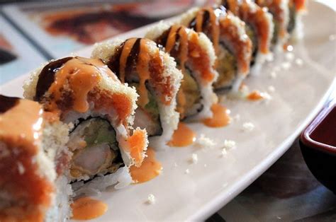Heart roll (fried or baked) $17.44. Spicy Shrimp Tempura Roll | Food, Food blog, Homemade sushi
