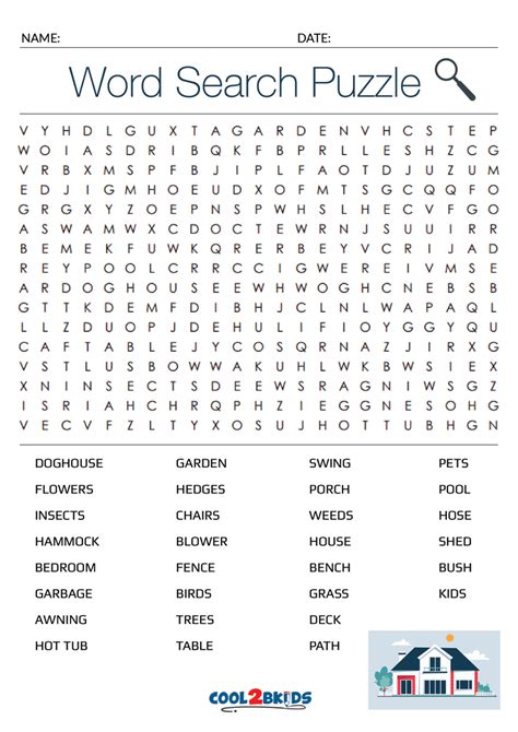 Word Search Printables Full Size