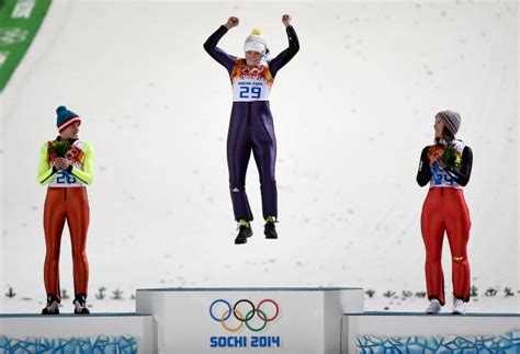 Carina Vogt Leaps To First Female Gold In Ski Jumping