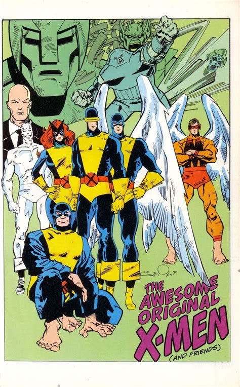 Team Of The Day 01 The Original X Men Art By Walt Simonson Xmen