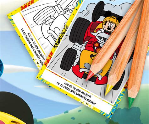 JIRI MODELS Omalovánky A5+ Disney Mickeyho klubík Dětská hračka