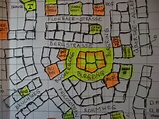 Pappenheim: Ausschnitt aus dem Stadtplan Pappenheim
