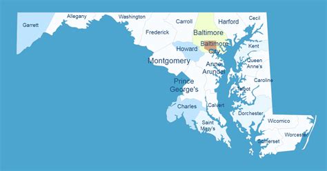 Interactive Map Of Maryland Wordpress Plugin