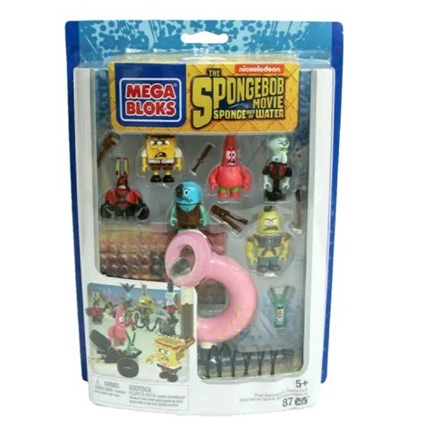 mega bloks the spongebob movie sponge out of water post apocalyptic figure pack 34 16 picclick