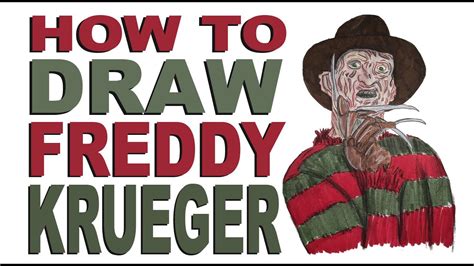 How To Draw Freddy Krueger A Nightmare On Elm Street Youtube