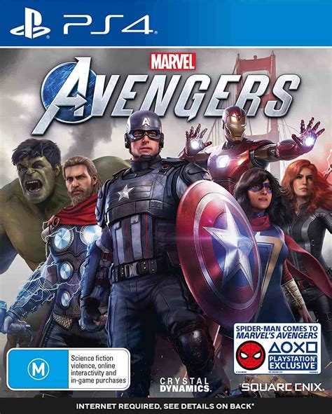 New Marvels Avengers Ps4 Box Art Flaunts Playstation Exclusive Content