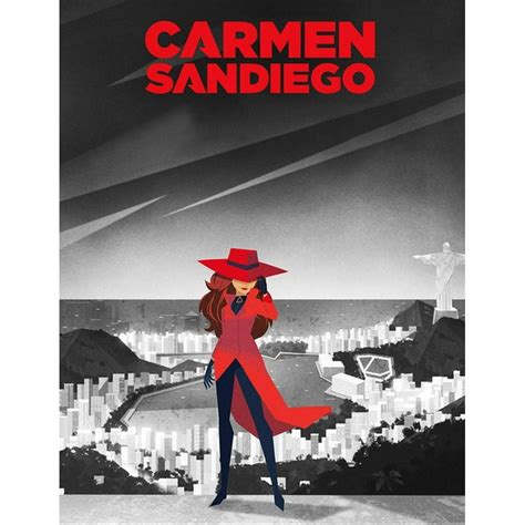 Carmen Sandiego 30 Illustrations Great Coloring Book For Kids Ages 3