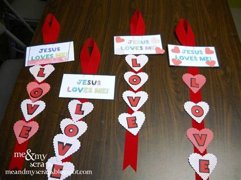scraps jesus loves  valentines door hanging sunday school valentines crafts