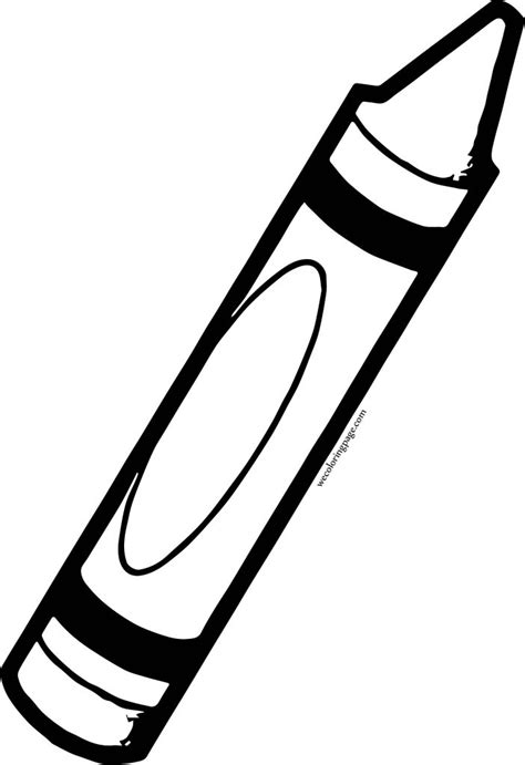 Crayon All Coloring Page