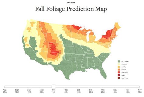 The 2018 Peak Fall Color Prediction Map Is Here