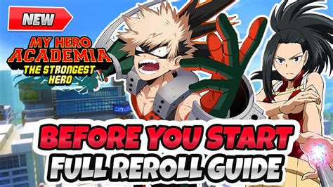 Ultimate Global Reroll Guide Which Heroes Are The Best My Hero