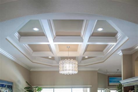 Always stick to the warm colours (2,700 to 3,000k) to create that warm, cozy feel for the room. Coffered Ceiling Systems | Easy Coffered Ceiling in a Day