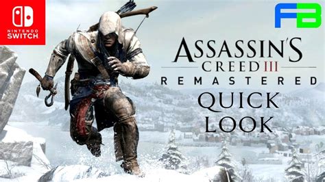 Nintendo Switch Assassins Creed 3 Remastered Quick Look YouTube