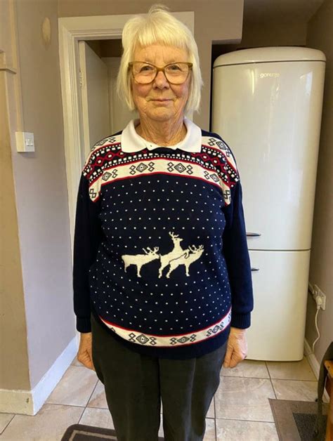 My 81 Year Old Grandma Didnt Look Close Enough At The Jumper She Bought For Xmas This Year R