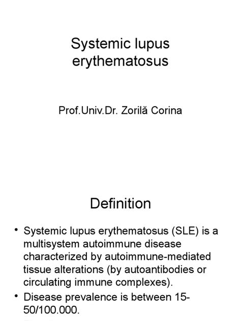 Understanding Systemic Lupus Erythematosus An Overview Of Its