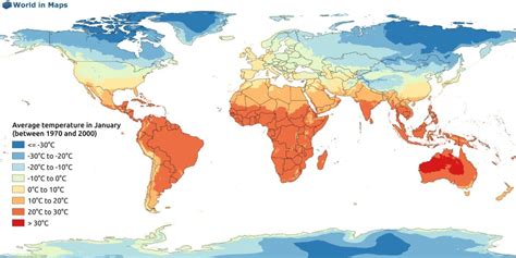 Temperature World In Maps