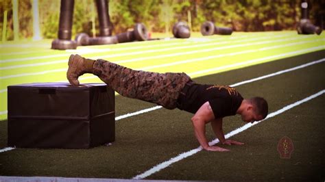 Us Marine Corps Force Fitness Instructor Trainers Demonstrate The