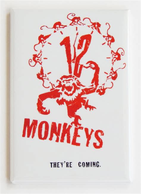 12 Monkeys Movie Poster Fridge Magnet Style A Etsy In 2022 Twelve