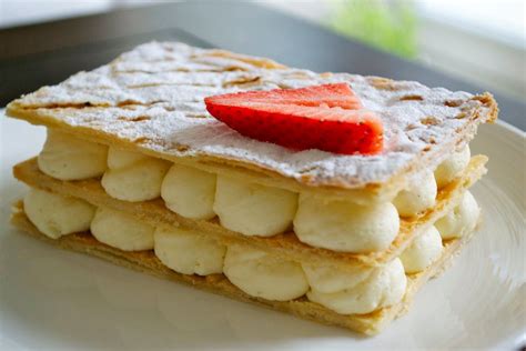 Mille Feuille Diplomat Cream Recipe Cold Desserts Sweet Tarts