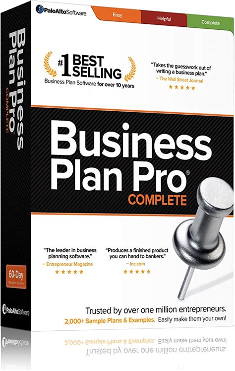 Business Plan Pro Complete V12 Amazonca Software