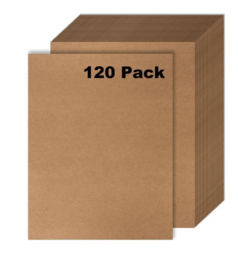 Buy 120 Pack Kraft Paper Brown Stationery Paper Brown Craft Paper