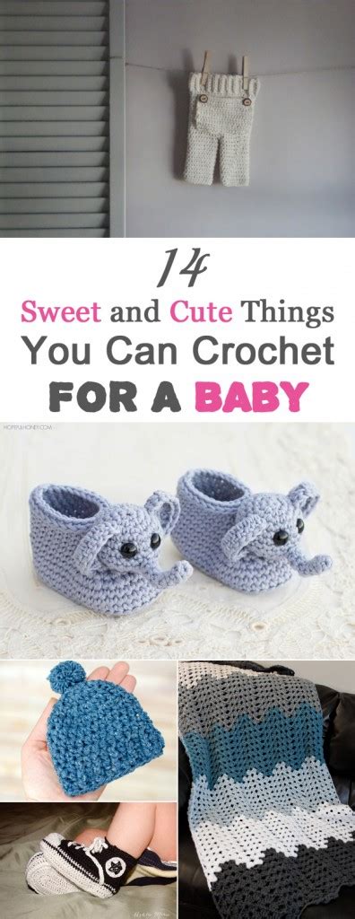 14 Sweet And Cute Things You Can Crochet For A Baby Diy Roundup