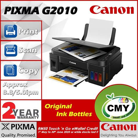 Use only original canon ink. CANON PIXMA G2010 REFILL INK TANK WITH ORIGINAL CANON ...
