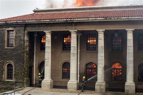 In Pictures Runaway Fire Destroys Some Of Ucts Historical Buildings