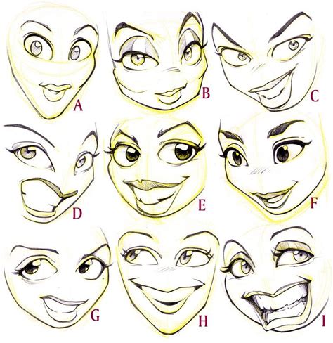 Female Cartoon Drawing Cartoon Faces Cartoon Eyes Cartoon Faces