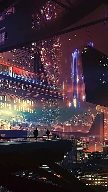 Futuristic Cyberpunk Future Spaceship 4k Anime Simulator