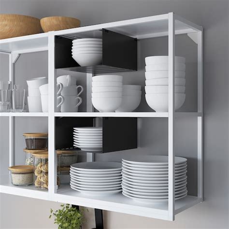 Each month, we offer something special for the ikea family members. ENHET Cocina - blanco/gris estructura - IKEA