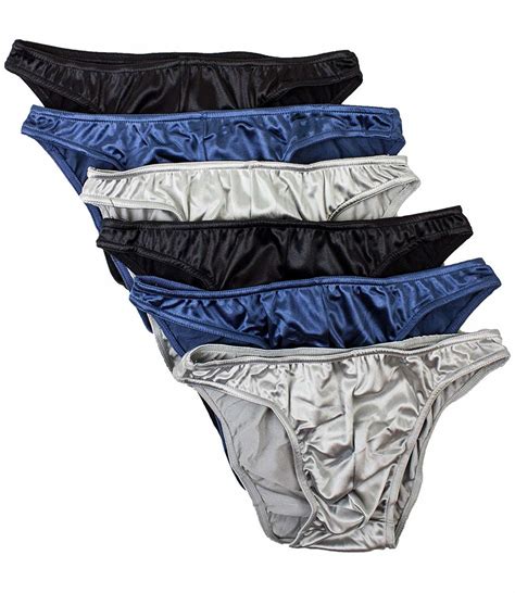 Underwear Men Pack Satin Panties Set Bikini From S To Plus Size Xl