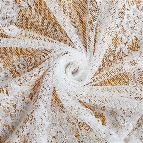 Lace Tablecloth White Lace Overlay Wedding Party Decoration Embroidered