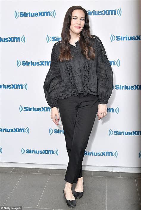 liv tyler dons four different all black ensembles doing press in nyc daily mail online