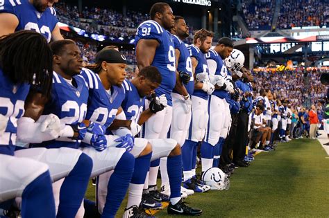 Photos Nfl Players Kneel In Protest During The National Anthem