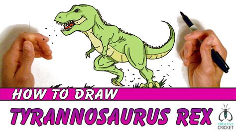 We are to plan make more colorings with dinosaurs. Cartoon Dinosaurs for Kids - Draw T-Rex FAST - YouTube