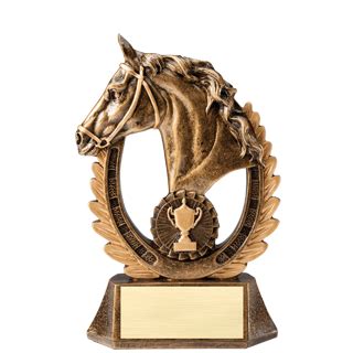 Horse Head Winners Circle Trophy - 8