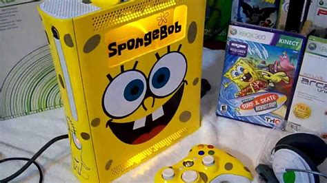 Custom Modded Xbox 360 Spongebob Edition For Sale On Ebay Sold Youtube