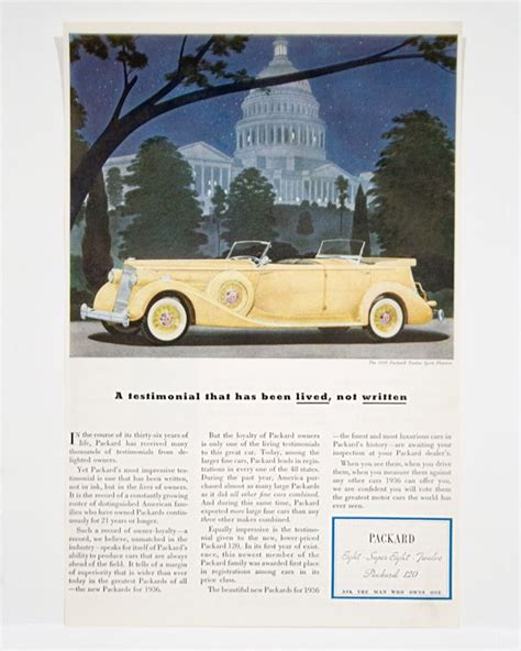 Vintage Car Ads Packard My Maiden Name Vintage Advertisements