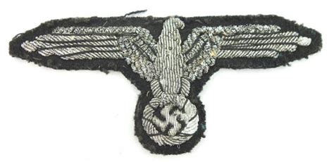 IMCS Militaria WaffenSS Officers Embroided Sleeve Eagle