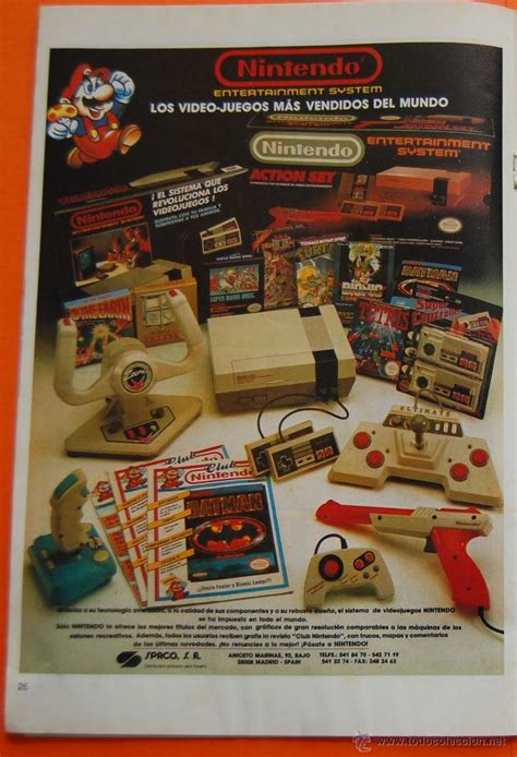 Y es quea día de hoy las máquinas arcade de los años 80 han quedado desfasadas. Publicidad - años 80 - consolas video juegos ni - Vendido ...