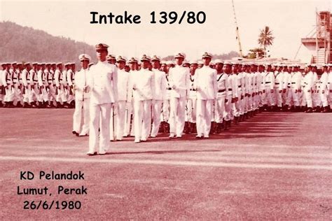 26 June 1980 Kd Pelandok Lumut Perak History Of Malaysia Lumut
