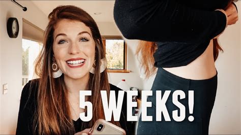5 Week Baby Bump Update Youtube